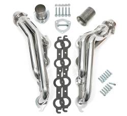 Hedman Hedders - Hedman 69046 Silver Mid-Length LS Engine Swap Headers for 2WD S10/S15 Trucks - Image 1