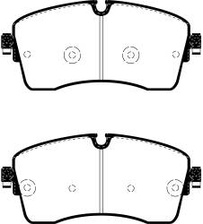 EBC Brakes - EBC Brakes DP62385 6000 Greenstuff Brake Pads for 92-93 Toyota Pickup Ext Cab - Image 1