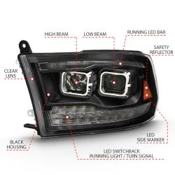 Anzo USA - Anzo USA 111441 Projector Headlight Set - Image 4