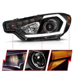 Anzo USA - Anzo USA 121562 Projector Headlight Set for 14-16 Forte - Image 3
