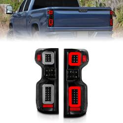 Anzo USA - Anzo USA 311414 LED Black Taillight Assembly for 19-23 Chevy Silverado - Image 1