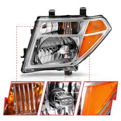 Anzo USA - Anzo USA 111463 Crystal Headlight Set for 05-08 Frontier Pathfinder - Image 3