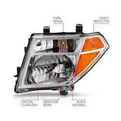 Anzo USA - Anzo USA 111463 Crystal Headlight Set for 05-08 Frontier Pathfinder - Image 4