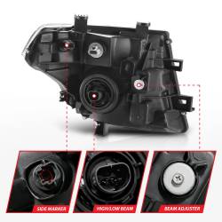 Anzo USA - Anzo USA 111463 Crystal Headlight Set for 05-08 Frontier Pathfinder - Image 5