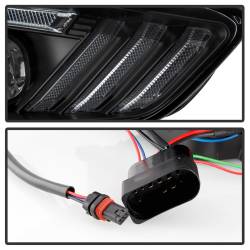 Spyder Auto - Spyder Auto 5086105 Sequential Projector Headlights Black for 15-18 Ford Focus - Image 3
