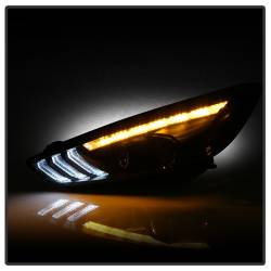 Spyder Auto - Spyder Auto 5086105 Sequential Projector Headlights Black for 15-18 Ford Focus - Image 5