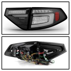Spyder Auto - Spyder Auto 5086730 Black LED Taillights for 08-14 Subaru Impreza - Image 2