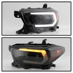 Spyder Auto - Spyder Auto 5087546 Headlights Seq Turn Signal Black Smoke for 16-18 Tacoma - Image 6