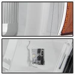 Spyder Auto - Spyder Auto 5086235 Projector Headlight Version 2 Switch Back Turn Signal Chrome - Image 2