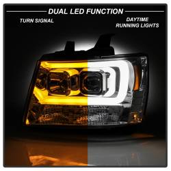 Spyder Auto - Spyder Auto 5086235 Projector Headlight Version 2 Switch Back Turn Signal Chrome - Image 5
