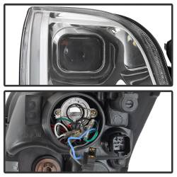 Spyder Auto - Spyder Auto 9042126 Light Bar DRL Projector Headlights Chrome for 06-09 Fusion - Image 2