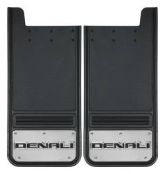 Gatorback - Gatorback GB1226D 12"x26" Universal Black Mud Flaps Denali Logo - Image 1