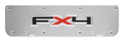 Gatorback - Gatorback Replacement 19"-21" Mud Flap Plate Stainless FX4 Logo GB755729 - Image 1