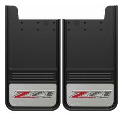 Gatorback - Gatorback GB1223Z71-2 12"x23" Universal Black Mud Flaps Z-71 Logo - Image 1