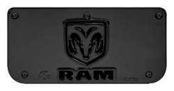 Gatorback - Gatorback Replacement 12" Mud Flap Plate Gunmetal for RAM Head Logo GM755806 - Image 1