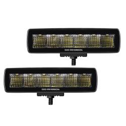 Go Rhino - Go Rhino 750300621FBS Blackout Series Sixline LED Flood Light Kit - Image 1