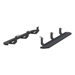 ARIES - RidgeStep 6.5" x 85" Black Steel Running Boards Select Toyota Tundra Crew Cab - Image 2