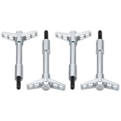 Ford Performance Parts - Ford Performance 302-325 Chrome Engine Valve Cover 1/4-20 4Pk Wing Nuts w/Logo - Image 2