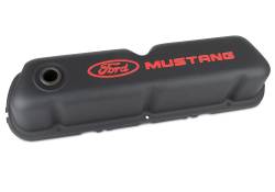 Ford Performance Parts - Ford Performance 302-101 Tall Valve Covers Steel Black/Red Mustang Logo for SBF - Image 2