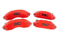 Rough Country Suspension Systems - Rough Country 71151 Bolt-On Front/Rear Caliper Covers Red for 21-26 Ford Bronco - Image 3