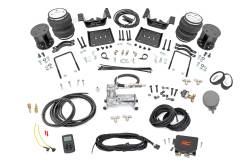 Rough Country Suspension Systems - Rough Country 100054WC Rear Air Spring w/Compressor for 07-18 Silv/Sierra 1500 - Image 1