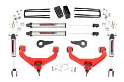 Rough Country Suspension Systems - Rough Country 95970RED 3.5" V2 Suspension Lift Kit for 11-19 Silverado/Sierra HD - Image 1