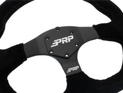 PRP - PRP 13" Comp-R Suede Wrap Steering Wheel Black/Black G250 - Image 2