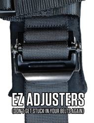 PRP - PRP 5-Point 2" Safety Belt Harness Cam Latch Black Each SB5.2CAMRT - Image 2