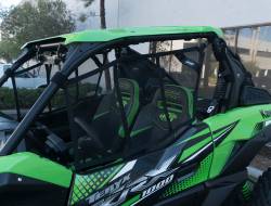 PRP - PRP W35 Front Mesh Window Net Kit Black for Kawasaki KRX/KRX4 - Image 2