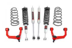 Rough Country Suspension Systems - Rough Country 76642RED 3"M1 Lift Kit UCA w/RR Coils for 10-24 4Runner 4WD - Image 1