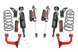 Rough Country Suspension Systems - Rough Country 76650RED 3"Vertex Lift Kit w/RR Coils for 10-24 Toyota 4Runner 4WD - Image 1
