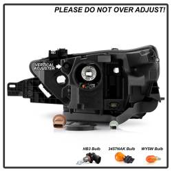 Spyder Auto - Spyder Auto 9053047 LED Light Bar Projector Headlights Black for Grand C WK2 - Image 5