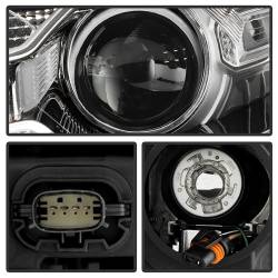 Spyder Auto - Spyder Auto 9053054 LED Light Bar Projector Headlights Chrome for Grand C WK2 - Image 2