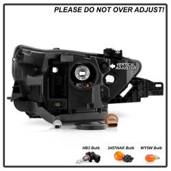 Spyder Auto - Spyder Auto 9053054 LED Light Bar Projector Headlights Chrome for Grand C WK2 - Image 5