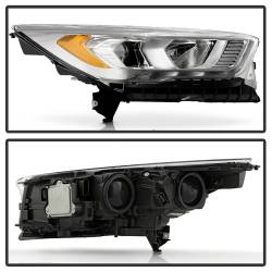 Spyder Auto - Spyder Auto 9956133 DRL Chrome Bezel OE Right Headlight for 17-19 Escape - Image 2
