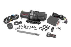 Rough Country Suspension Systems - Rough Country RS4500SA 4500lb 12V Electric UTV Winch w/Synthetic Rope - Image 1