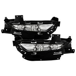 Spyder Auto - Spyder Auto 5086945 Full LED Fog Lights w/Universal Switch Clear for 15-16 200 - Image 1