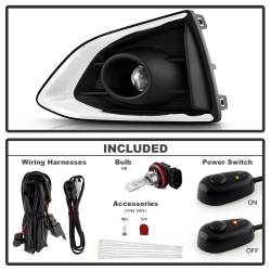 Spyder Auto - Spyder Auto 9050961 Fog Lights w/Switch Clear for 19 Cruze - Image 2