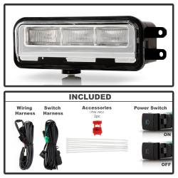 Spyder Auto - Spyder Auto 9051029 Full LED Fog Lights w/Switch Clear for 22-23 Toyota Tundra - Image 2