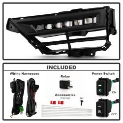 Spyder Auto - Spyder Auto 9051210 Full LED Fog Lights w/Switch Clear for 20-22 Honda CR-V - Image 2