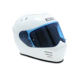 Simpson Motorcycle - Simpson Motorcycle GBDL1 Ghost Bandit Large Motorcycle Helmet Gloss White - Image 3