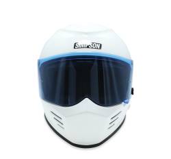 Simpson Motorcycle - Simpson Motorcycle GBDM1 Ghost Bandit Medium Motorcycle Helmet Gloss White - Image 1