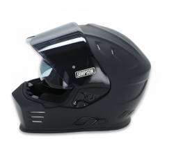 Simpson Motorcycle - Simpson Motorcycle GBDM2 Ghost Bandit Medium Motorcycle Helmet Gloss Black - Image 3