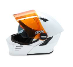 Simpson Motorcycle - Simpson Motorcycle M59L1 Mod Bandit Large Motorcycle Helmet Gloss White - Image 3