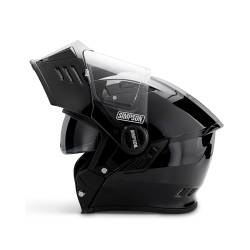 Simpson Motorcycle - Simpson Motorcycle M59L2 Mod Bandit Large Motorcycle Helmet Gloss Black - Image 8