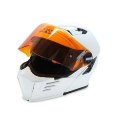 Simpson Motorcycle - Simpson Motorcycle M59M1 Mod Bandit Medium Motorcycle Helmet Gloss White - Image 2