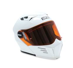 Simpson Motorcycle - Simpson Motorcycle M59M1 Mod Bandit Medium Motorcycle Helmet Gloss White - Image 6