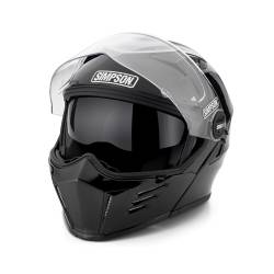 Simpson Motorcycle - Simpson Motorcycle M59M2 Mod Bandit Medium Motorcycle Helmet Gloss Black - Image 3