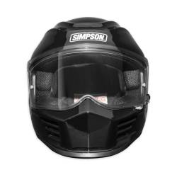 Simpson Motorcycle - Simpson Motorcycle SPBXX2 Speed Bandit 2X-Large Motorcycle Helmet Gloss Black - Image 2