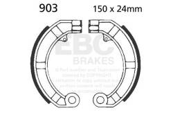 EBC Motorcycle Brakes - EBC Motorcycle Brakes 903 Plain Motorcycle Replacement Brake Shoes for PX 150 - Image 1